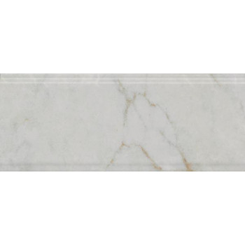 Плитка BDA025R Бордюр Серенада белый глянцевый обрезной 30x12