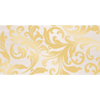 Плитка Декор Ампир бежевый 25х50