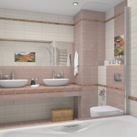 Плитка Бордюр рельефный Japan br1020D301-2 20х10