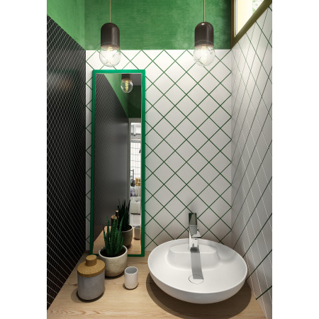 Плитка K945273 Miniworx Белый Рельефный 10x20