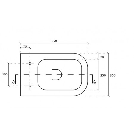 Крышка с сиденьем GALASSIA MEG11PRO 5478NEMT