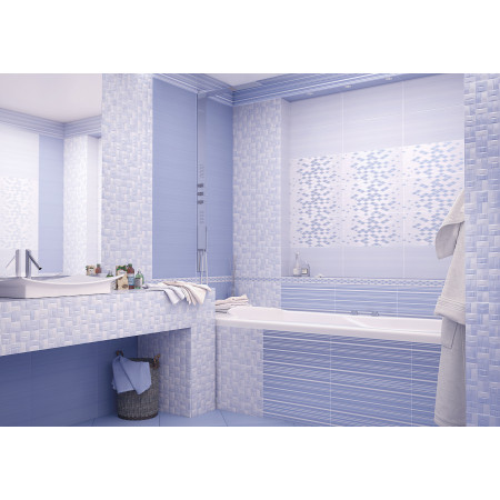 Плитка BW0BLK03 Blik Azul Бордюр 5х50