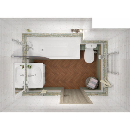 Плитка 9020 Монпарнас сиреневый 8.5*28.5