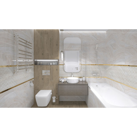 Плитка Soft Декор бежевый 20х50