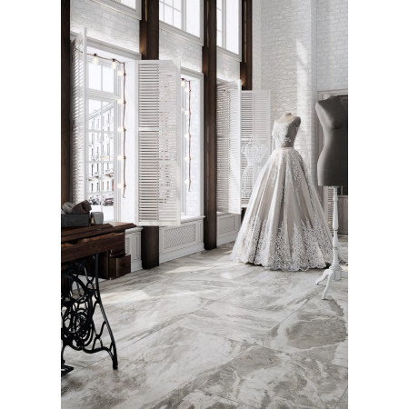 Ступени DL503120R/GCF Альбино серый 33*119.5