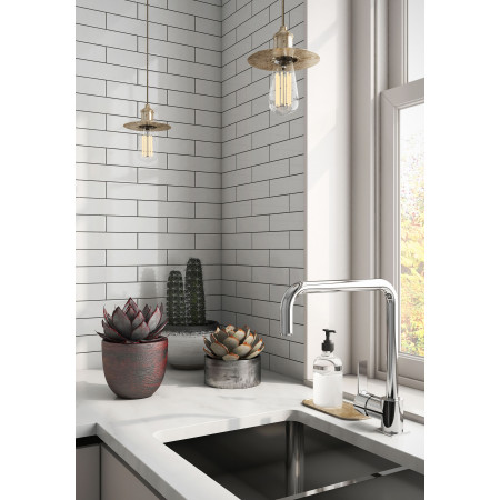 Плитка K945262 Miniworx Hexagon Черный Матовый 21x24