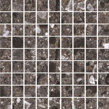 Мозаика K-333/MR/m01 Terrazzo Dark Grey 30x30