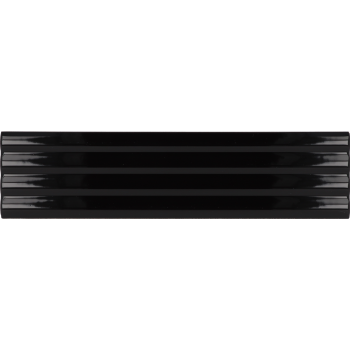 Плитка 28483 Costa Nova Onda Black Glossy 5x20