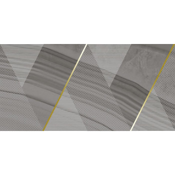 Плитка Декор Space коричневый 25х50