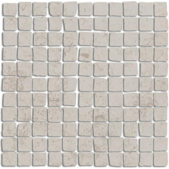 Мозаика MBS003 Про Лаймстоун Спакко мозаичный серый светлый матовый 20х20