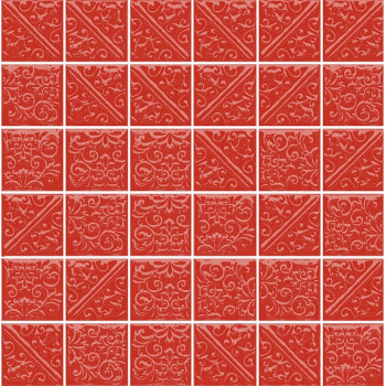 Плитка 21024 Ла-Виллет красный 30.1*30.1