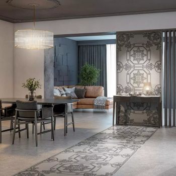 Керамогранит HGD/A535/SG6062R Декор Про Лаймстоун матовый обрезной 9,6х9,6