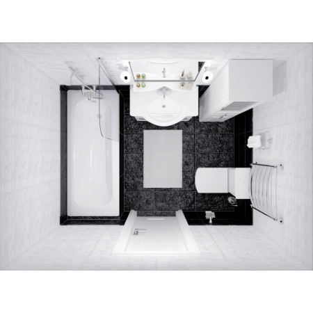 Керамогранит Loft чёрный 30х60