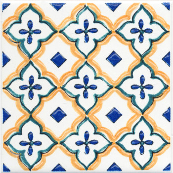 Плитка STG/A491/1146H Вставка Капри майолика 9,8х9,8