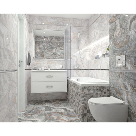 Мозаика Мозаика Gray светлый 30х30