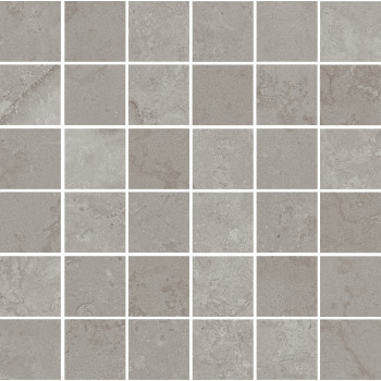 Мозаика DD205220/MM Декор Про Лаймстоун серый матовый мозаичный 30х30