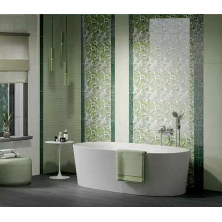 Плитка FMB026 Плинтус Левада серый светлый глянцевый 25х15