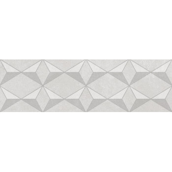 Плитка HGD/A584/6437 Бордюр Корредо серый светлый матовый 25x7,7