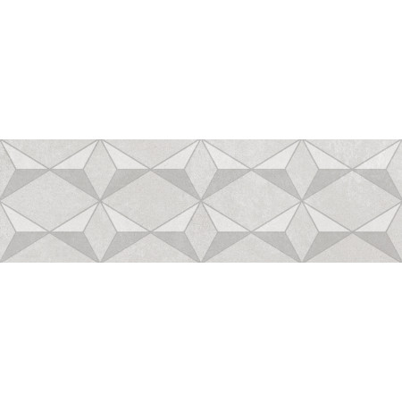 Плитка HGD/A584/6437 Бордюр Корредо серый светлый матовый 25x7,7