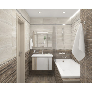 Плитка 60033 Zen чёрный 20х60