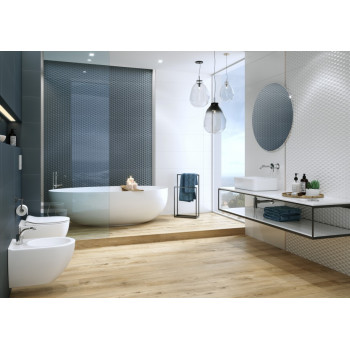 Плитка Плитка O-ONR-WTA132 Ocean Romance рельеф сатиновый морская волна 29x89