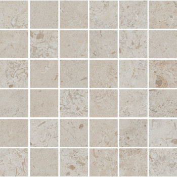 Мозаика DD205520/MM Декор Про Лаймстоун бежевый матовый мозаичный 30х30