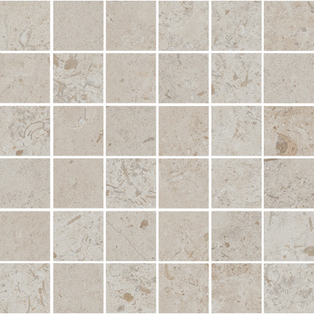 Мозаика DD205520/MM Декор Про Лаймстоун бежевый матовый мозаичный 30х30