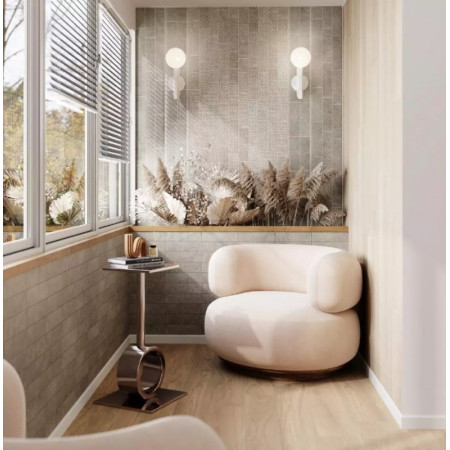 Плитка 9049 Борго серый матовый 8,5x28,5