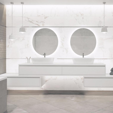 Мозаика K-1003/LR/m13 Marble Trend Crema marfil 30,7х30,7