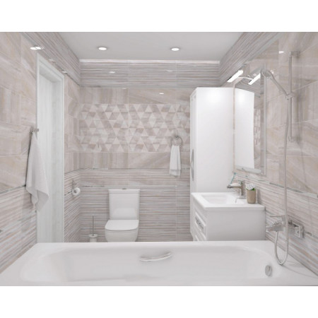 Плитка Декор Diadema Perla бежевый 17-03-11-1186-0 20х60