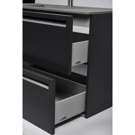 Тумба с раковиной INDA Piccadilly 100MG Cemento