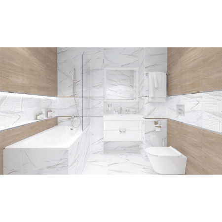 Плитка Aria Botanica Декор-2 белый 20х50