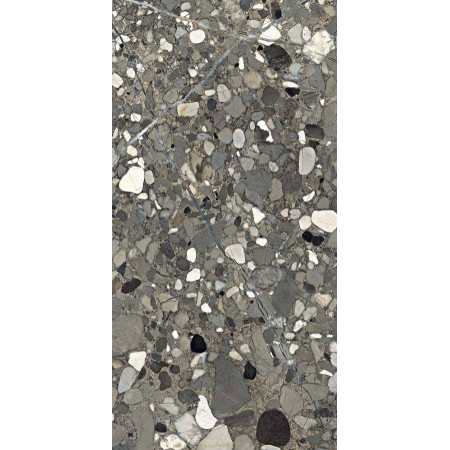 Керамогранит CR209 Arseno Nero carving 600х1200х9