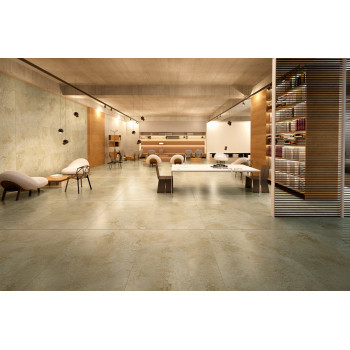 Керамогранит ROYAL TRAVERTEN Floor BASE Rektifiye Parlak Nano 800X800