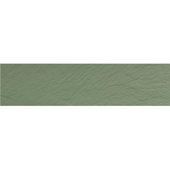 Керамогранит UF007R (зеленый моноколор) рельефный ректифицированный 120х29,5