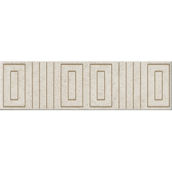 Плитка OS/D242/8345 Бордюр Матрикс бежевый светлый 20х5,7