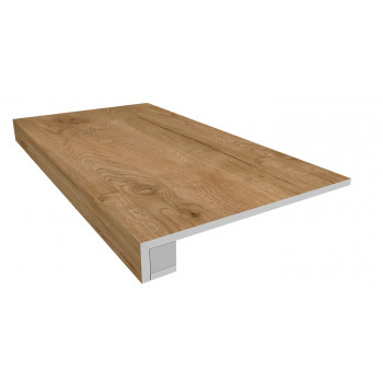 Ступени Комплект Ступень SI04 Selection 33x120 неполированная с бортиком + Подступенок 14.5x120