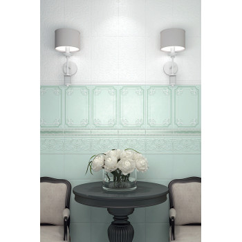 Плитка 6304 Петергоф белый 25х40