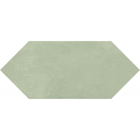 Плитка 35026 Фурнаш грань зеленый светлый глянцевый 14х34