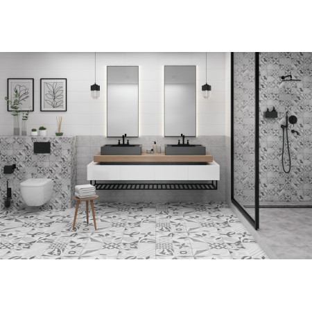 Плитка TES521D Terrazzo светло-серый 19,8x59,8