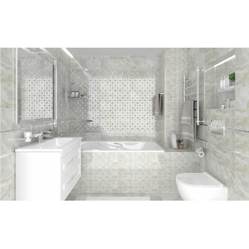 Мозаика MM60129 Select Декор мозаичный серый 20х60