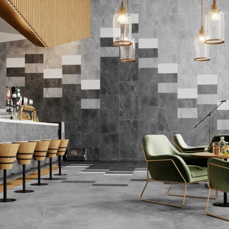 Мозаика T021/DD2037 Про Слейт серый светлый мозаичный 30*30