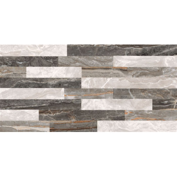 Керамогранит K946621LPR01VTEP Bergamo 3D Микс Декор Теплая Гамма Лаппато Ректификат 30x60x0,9