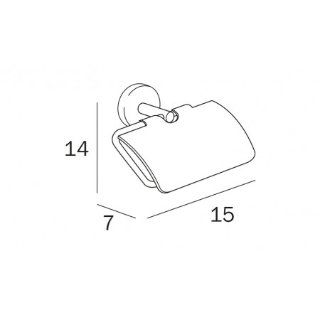 Держатель туалетной бумаги INDA FORUM A36260CR