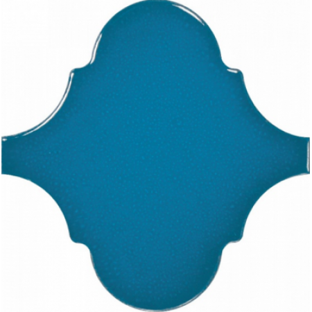 Плитка 65007 Арабески Майолика синий 26x30