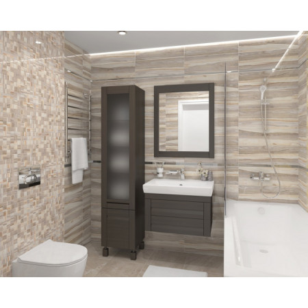 Плитка Декор Grace Fancy серый 20х60