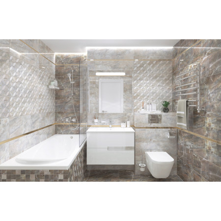 Плитка Rich коричневый 25х75