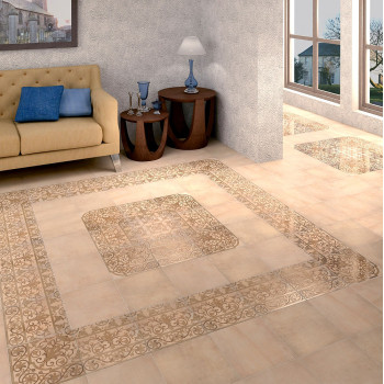 Плитка STG/B288/3424 Принстаун коричневый 14.7*14.7 вставка