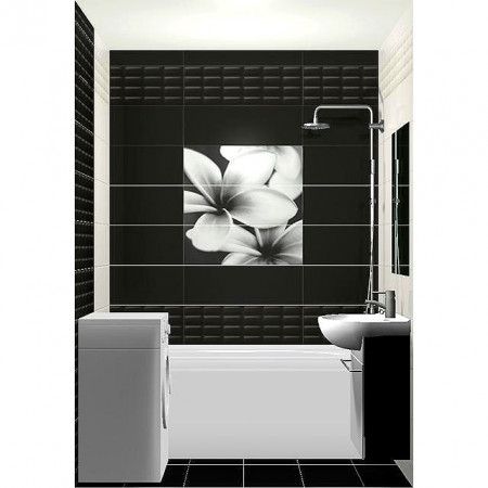 Плитка UG2U093D Universal Glass Flowers 75x75
