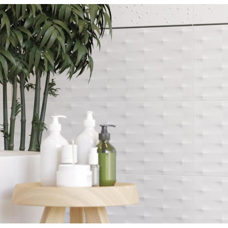 Плитка SP2U051-63 Sparkle белый 25x75